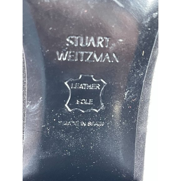 Stuart Weitzman Black Pearl Bacari Boots/Booties Size 6 M - Picture 6 of 7